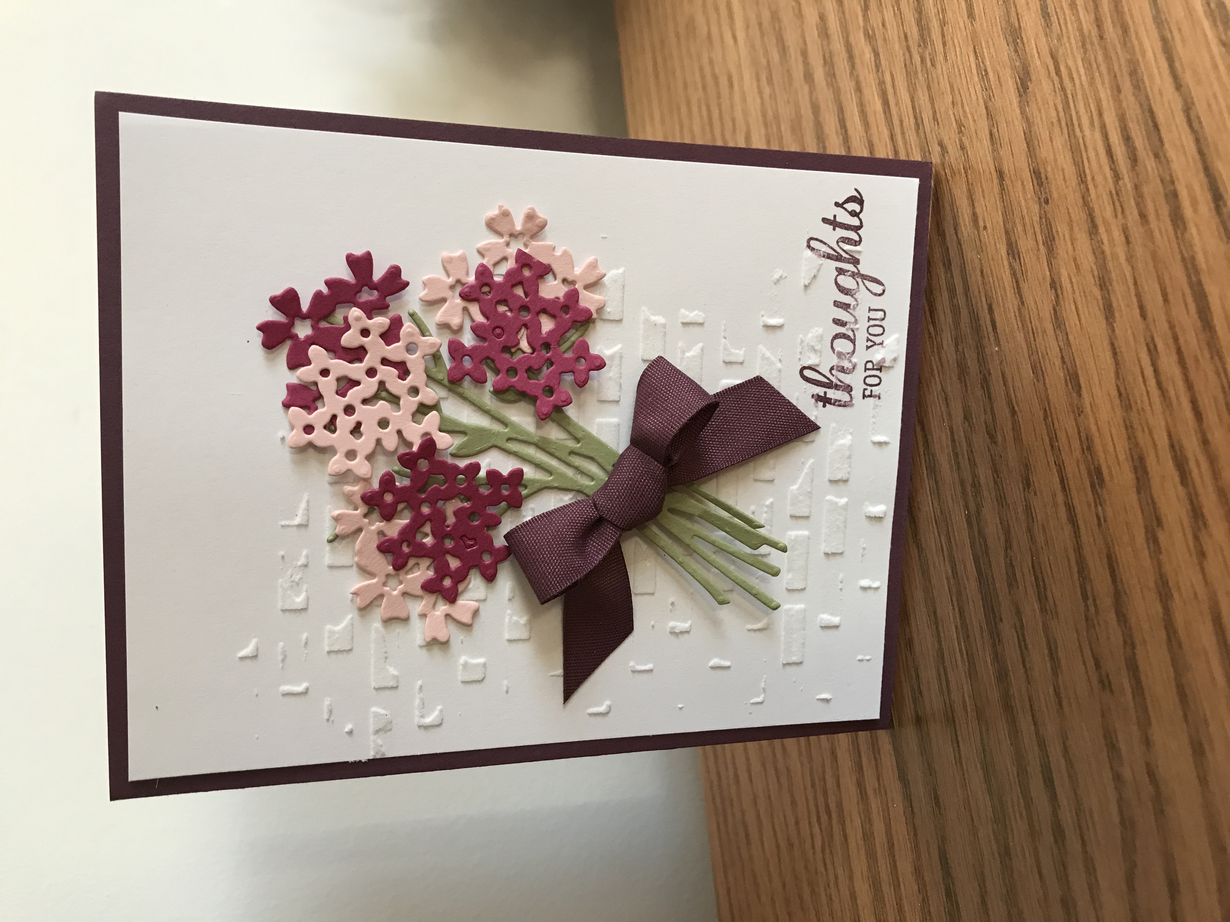 Beautiful Bouquet Card County Line Stampin